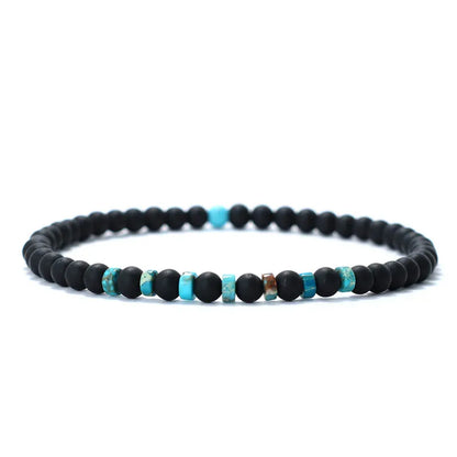 Bracelet minimaliste pierre naturelle tendance ♂️