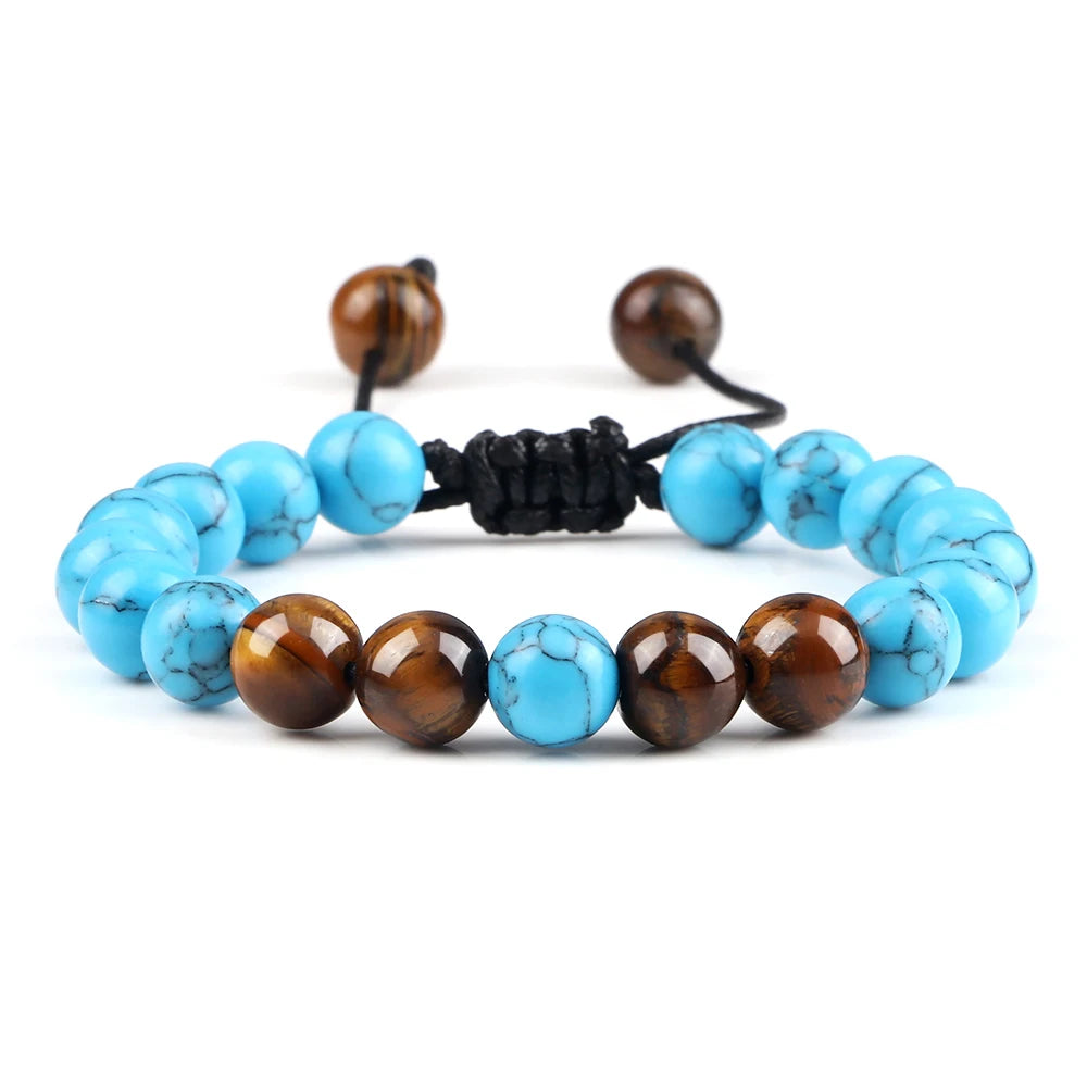 Bracelet en perles ajustable ♂️♀️