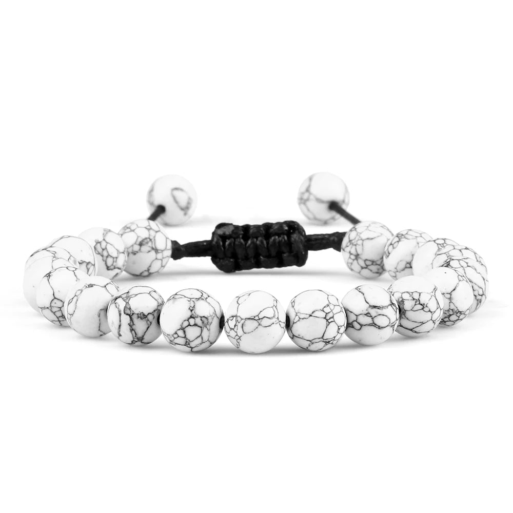 Bracelet en perles ajustable ♂️♀️