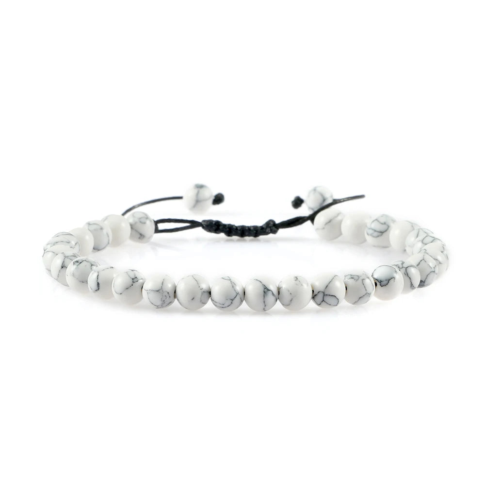 Bracelet minimaliste en perles ajustable ♂️♀️
