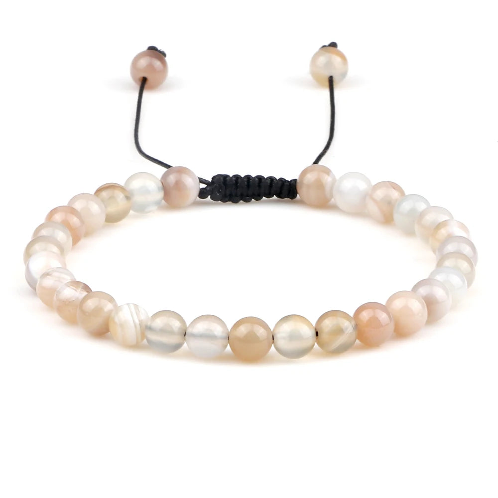 Bracelet minimaliste en perles ajustable ♂️♀️
