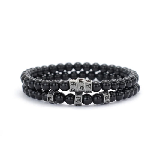 Bracelet lettre mystiques et runes ♂️