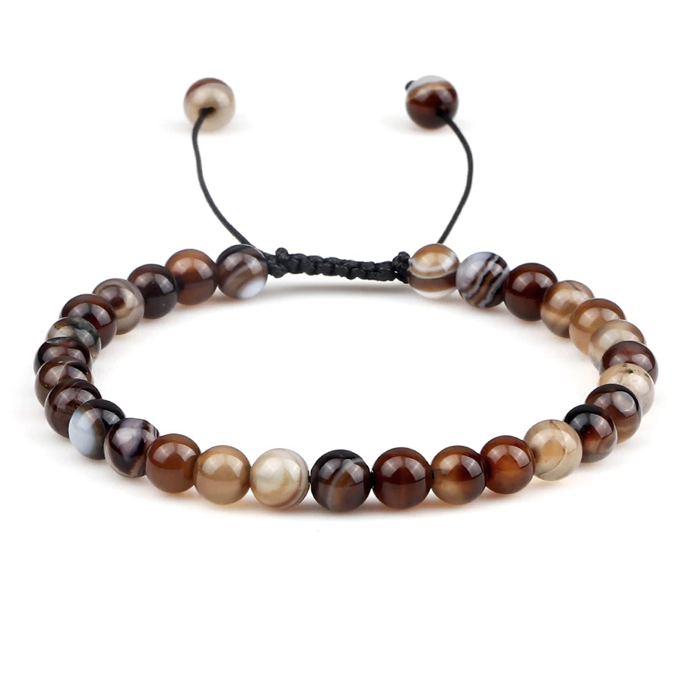 Bracelet minimaliste en perles ajustable ♂️♀️