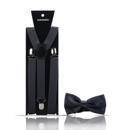 Ensemble 2 Pièces Bretelles et Nœud Papillon