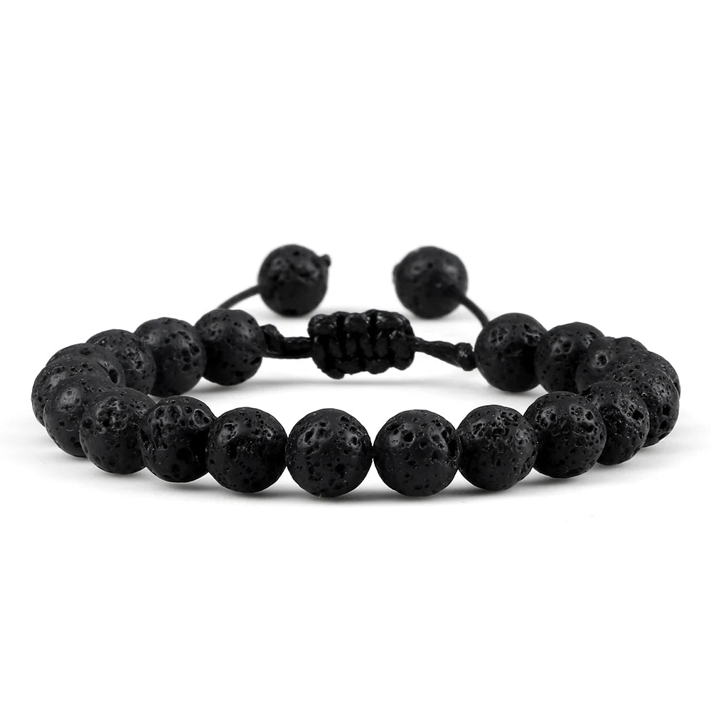Bracelet en perles ajustable ♂️♀️